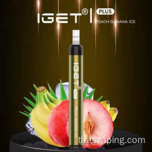 13 รสชาติ 6% ปากกา vape iget plus